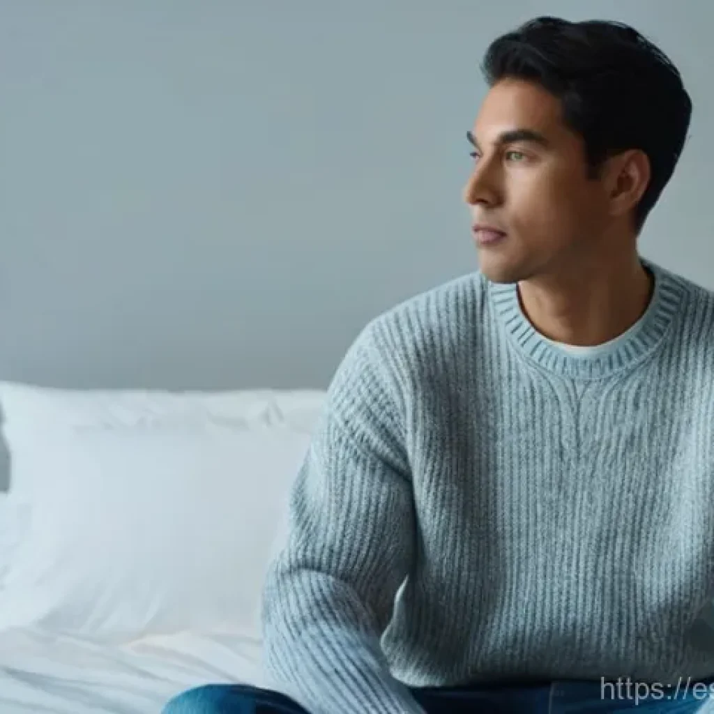 정신적 회복탄력성과 불안장애의 관계 - **Prompt 1: The Weight of Daily Anxiety**
    A detailed, realistic image of an adult person (gender...