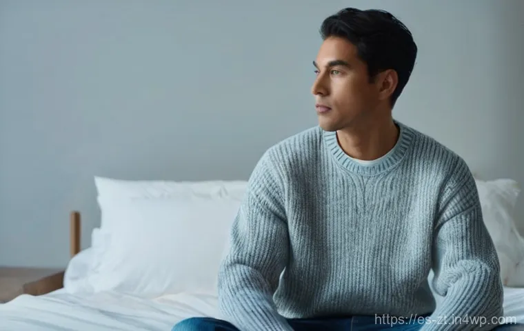 정신적 회복탄력성과 불안장애의 관계 - **Prompt 1: The Weight of Daily Anxiety**
    A detailed, realistic image of an adult person (gender...