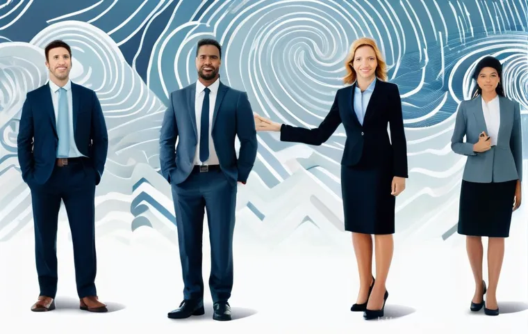 정신적 회복탄력성을 높이는 리더십 교육 - **Prompt:** A diverse group of professionals (male and female, various ethnicities, 30s-50s) stands ...