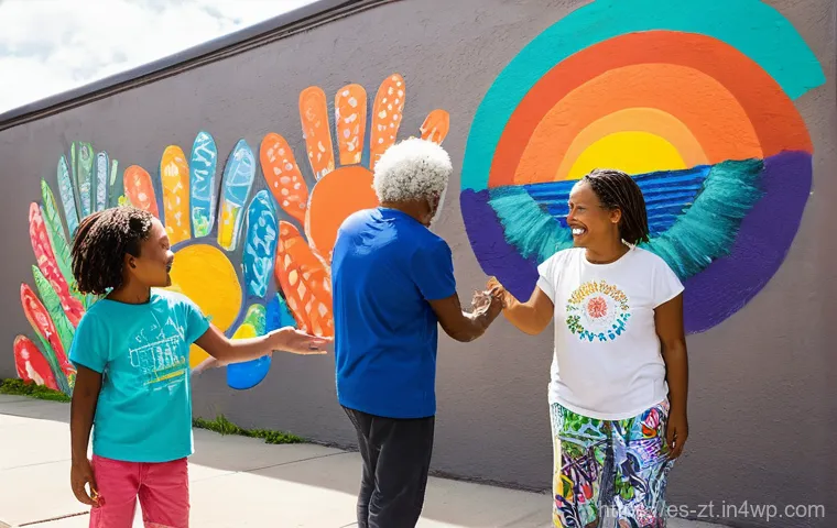 정신적 회복탄력성을 높이는 아트 테라피 - **Prompt 1: Emotional Release Through Abstract Painting**
    A close-up, medium shot of a person, m...