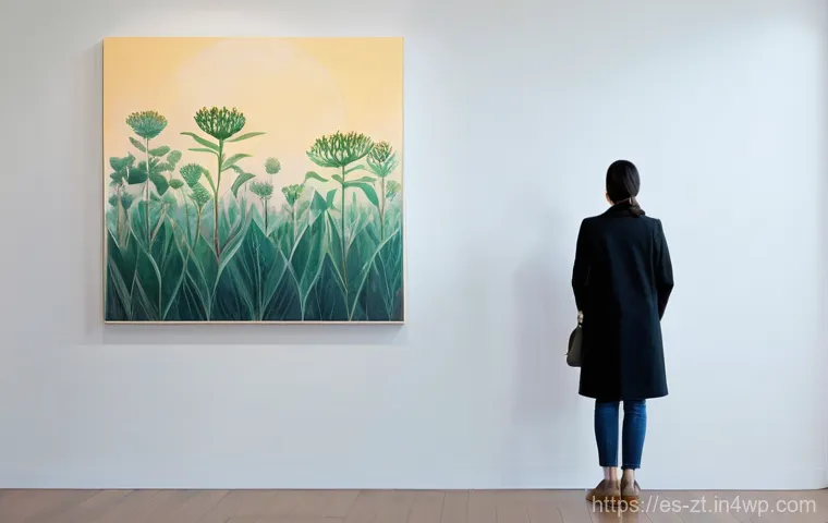 정신적 회복탄력성을 높이는 아트 테라피 - **Prompt 2: Collaborative Community Art Project**
    A wide shot capturing a diverse group of adult...